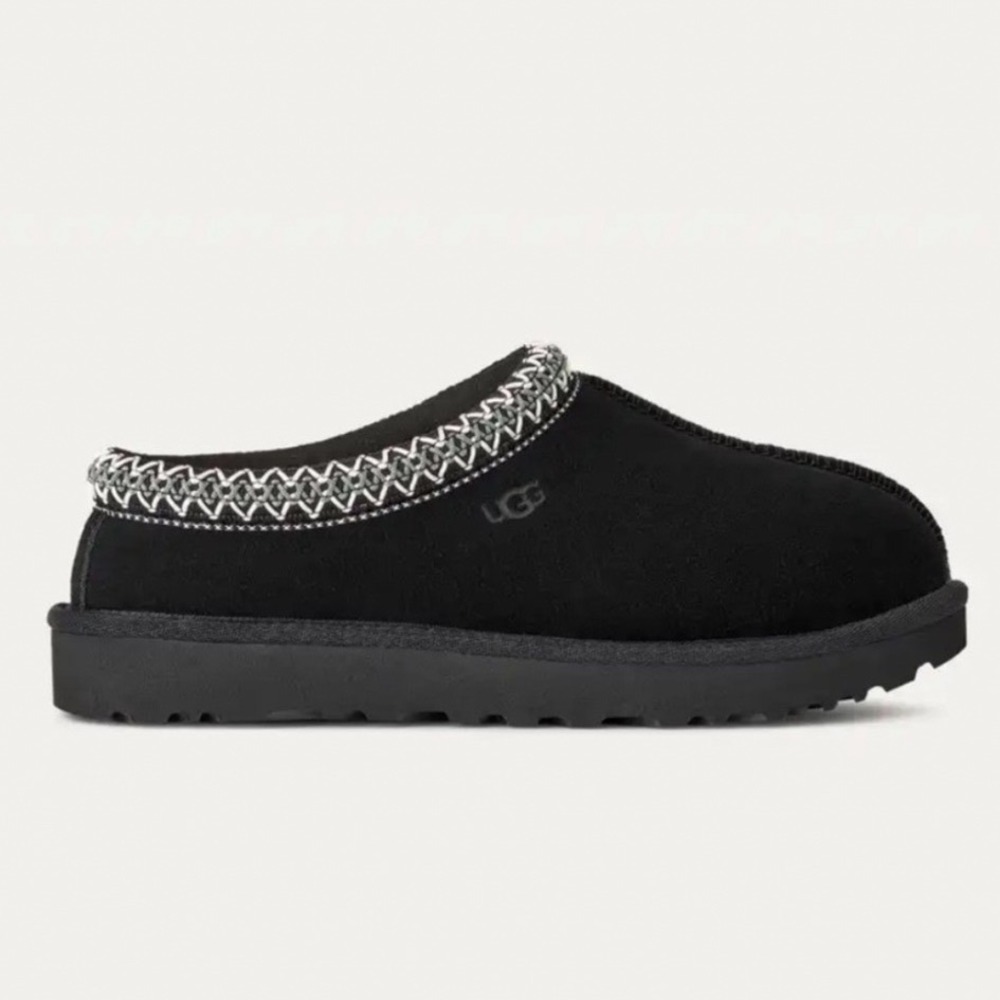 UGG Black Tasman 2 Suede Slippers Loafers Women's Size 8 $125